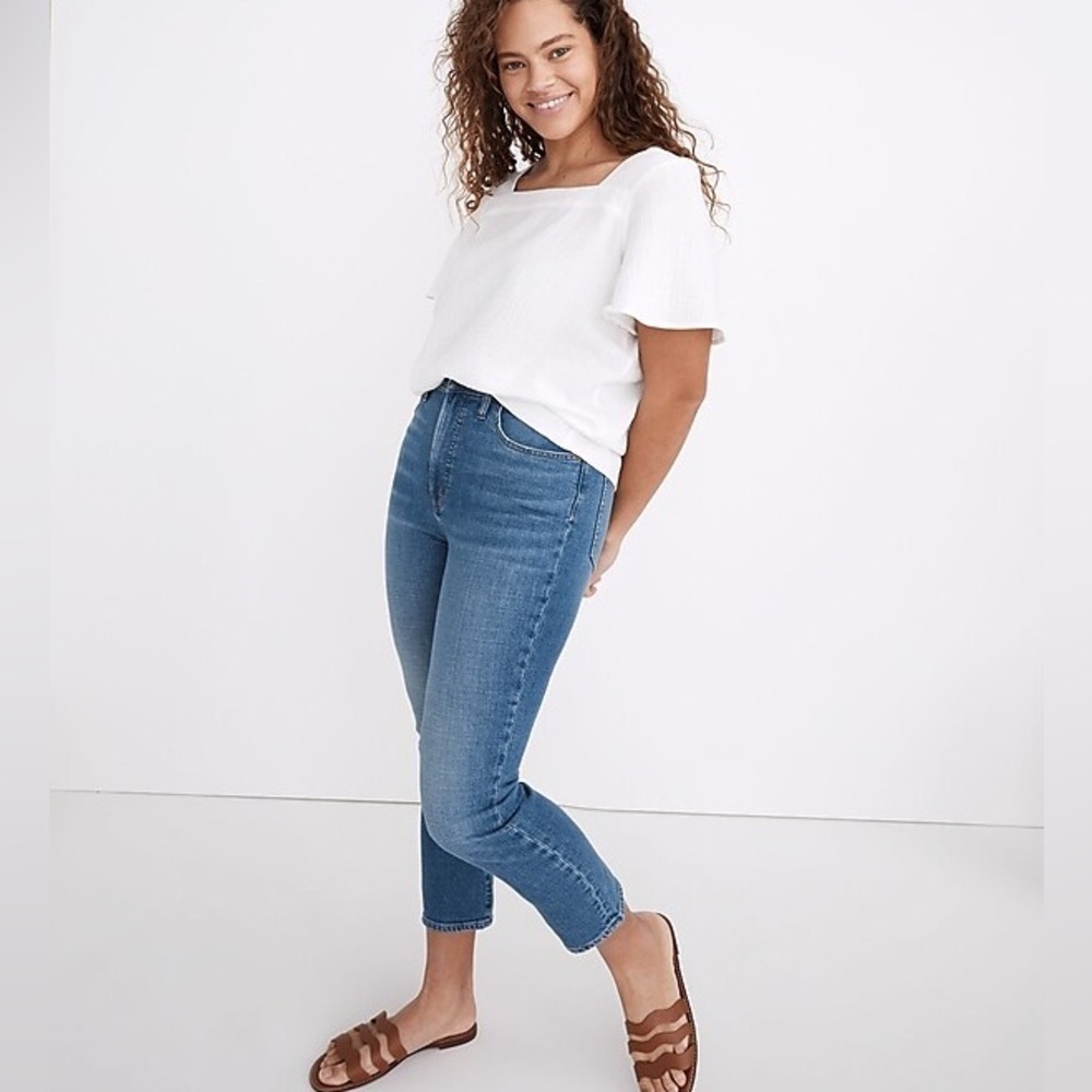 Madewell The Perfect Vintage Crop Jean in Sandford Wash: Summerweight Edition 27